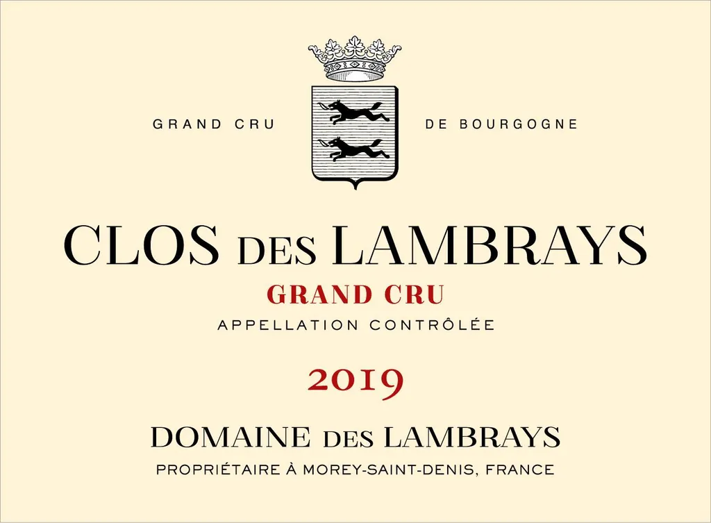 Clos Des Lambrays Grand Cru Bottle