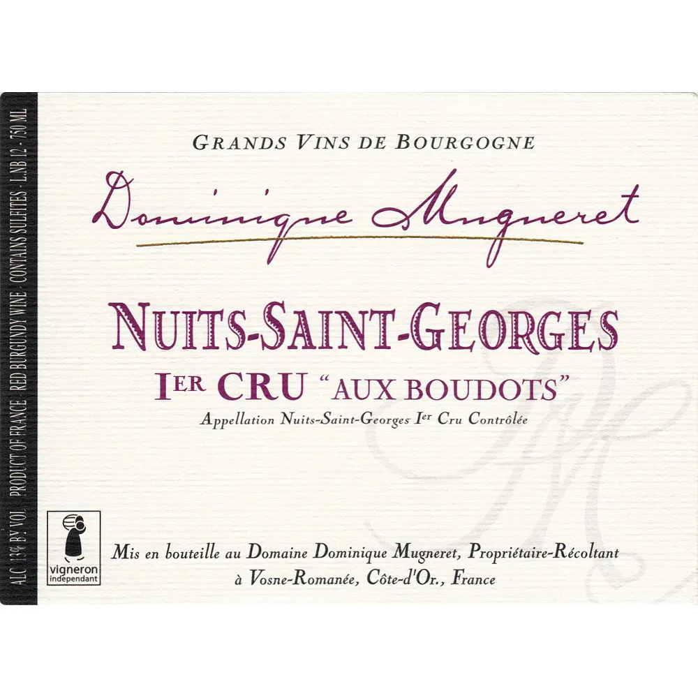 Nuits-St.-Georges Aux Boudots Premier Cru Bottle
