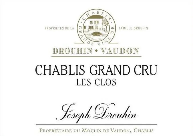 Chablis Les Clos Grand Cru Bottle