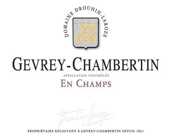 Gevrey-Chambertin En Champs Bottle