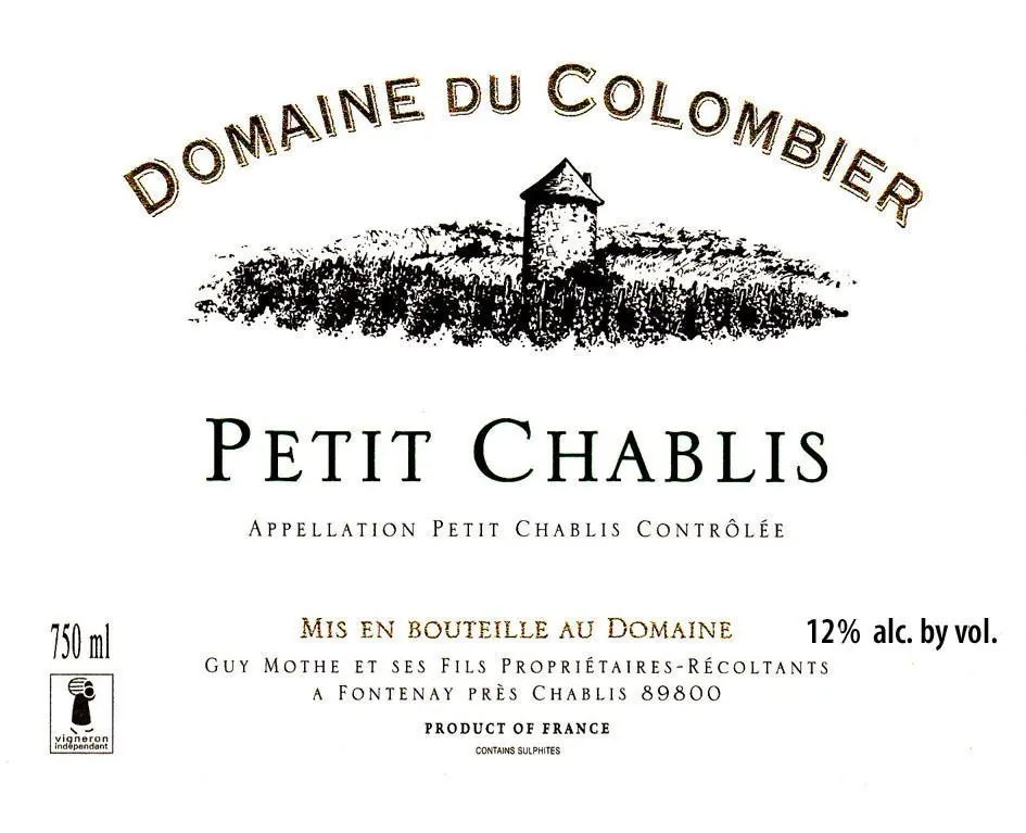 Petit Chablis Bottle