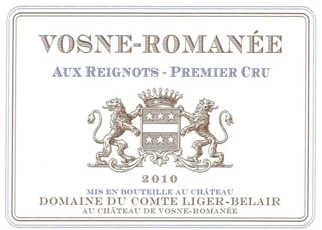 Vosne-Romanee Aux Reignots Premier Cru Bottle