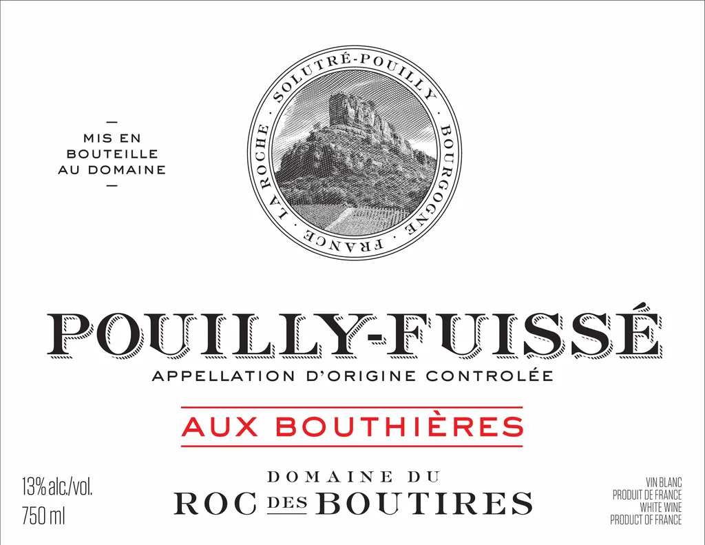 Roc des Boutires Pouilly-Fuisse Aux Bouthieres Bottle