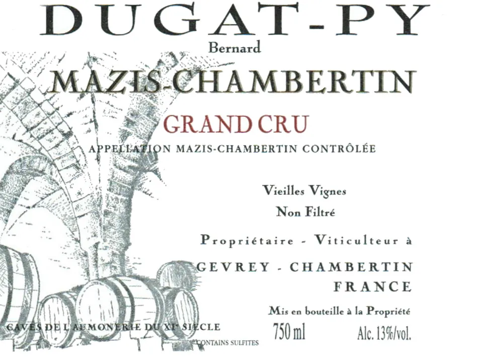 Mazis-Chambertin Grand Cru Bottle