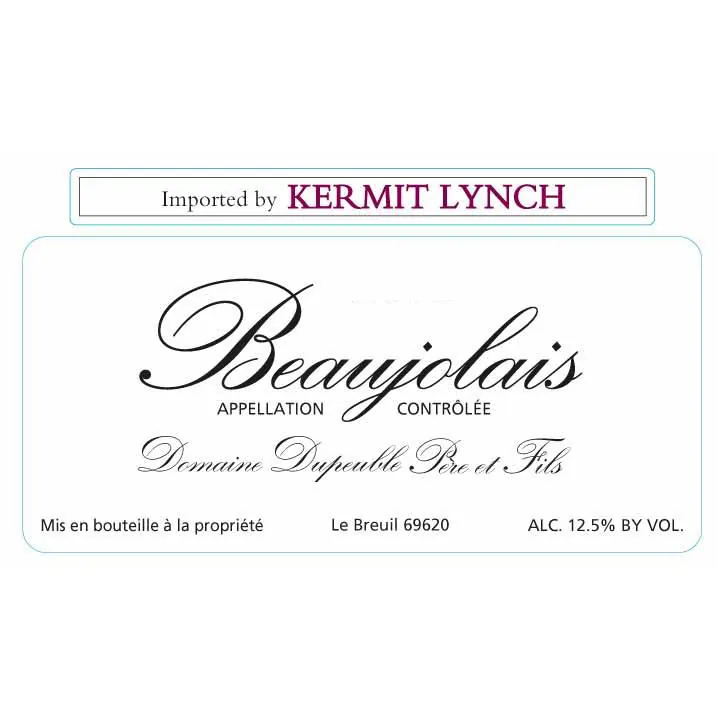 Beaujolais Bottle