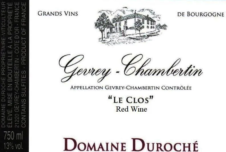 Gevrey-Chambertin Le Clos Bottle
