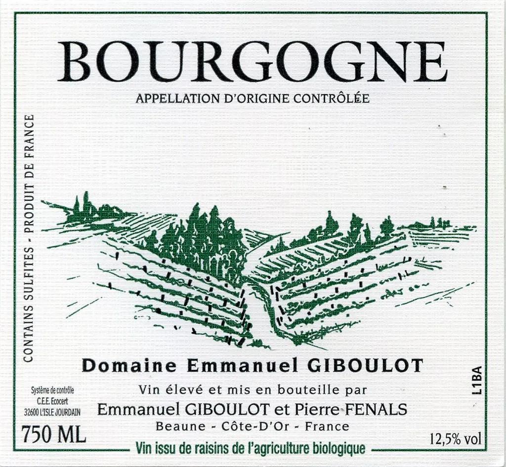 Bourgogne Blanc Bottle