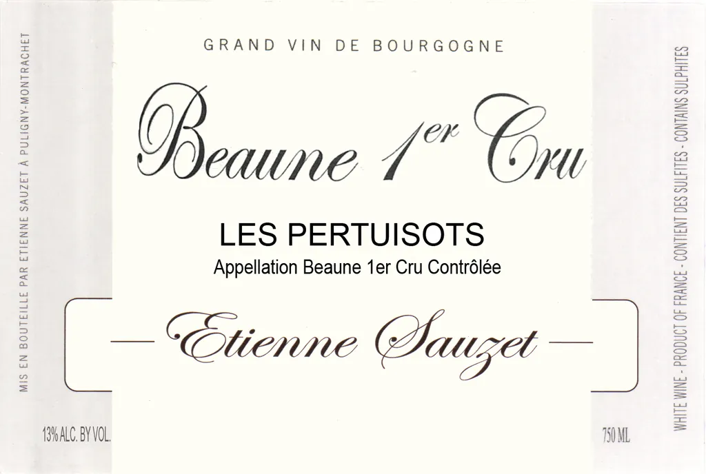 Beaune Les Pertuisots Premier Cru Bottle