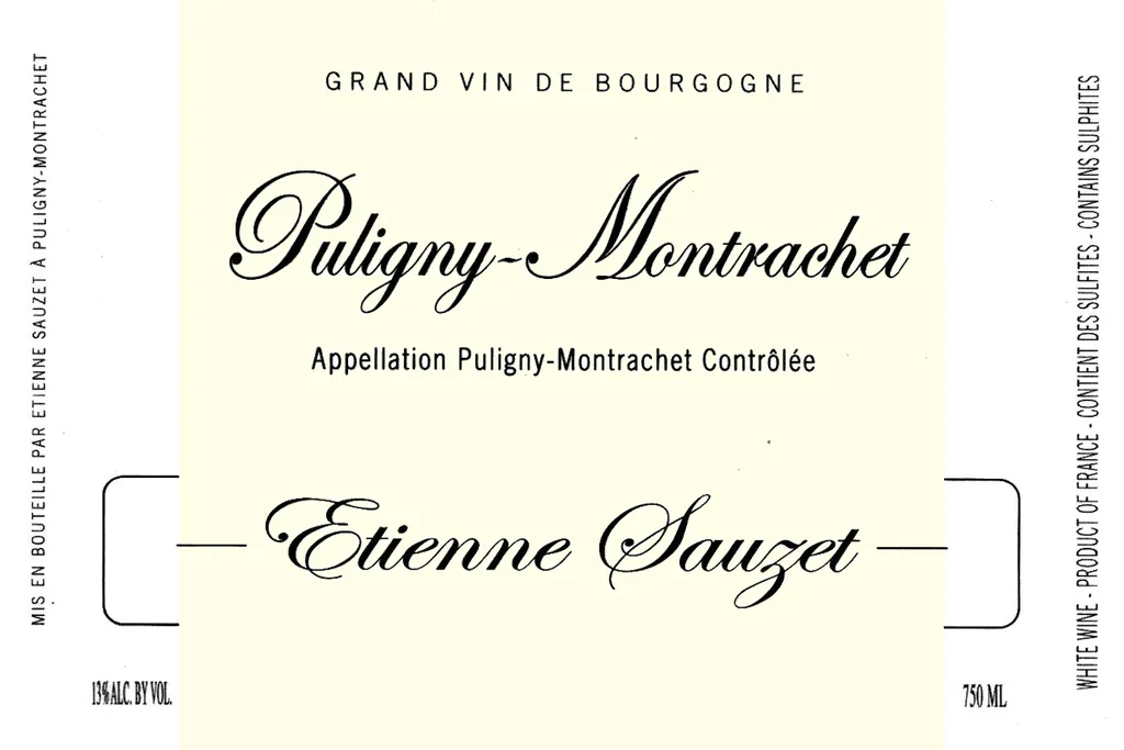 Puligny-Montrachet Bottle