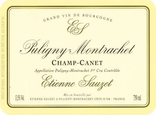 Puligny-Montrachet Champ Canet Premier Cru Bottle