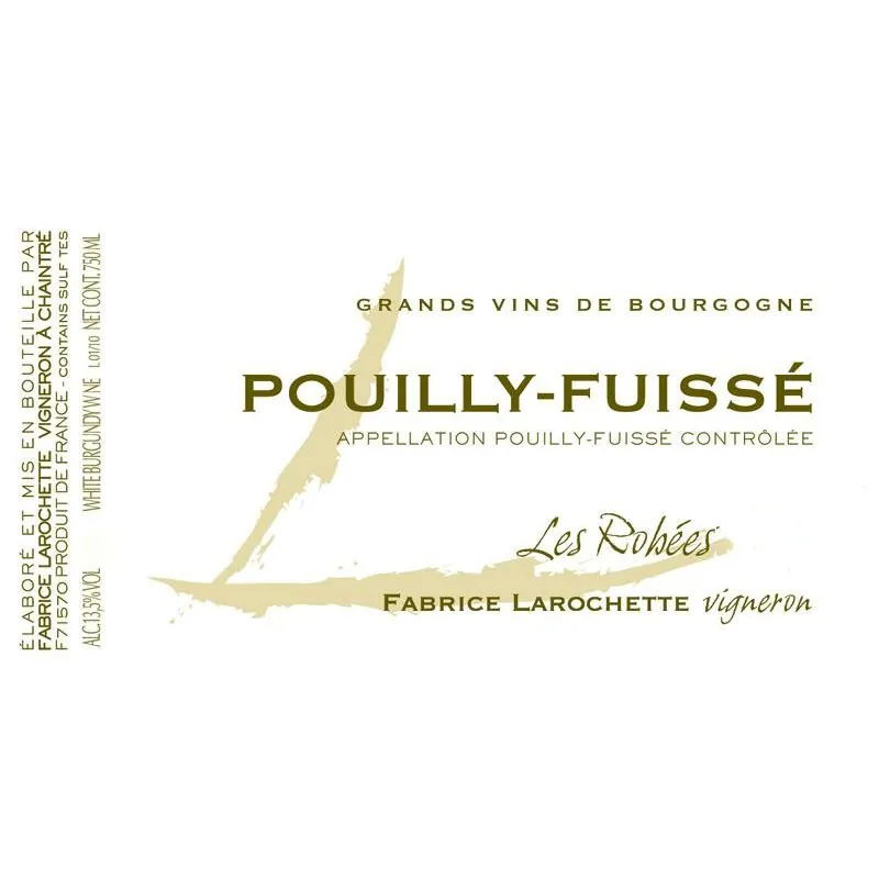 Les Robees Pouilly-Fuisse Bottle