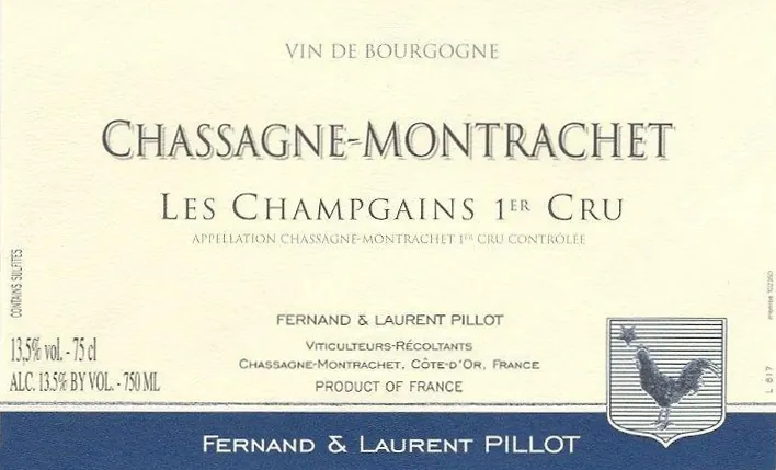 Chassagne-Montrachet Les Champgains Premier Cru Bottle
