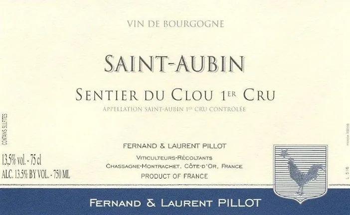 St-Aubin Sentier du Clou Premier Cru Bottle