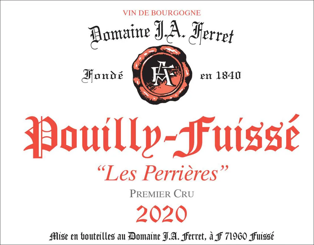 Pouilly-Fuisse Les Perrieres Premier Cru Bottle