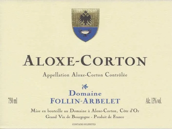 Aloxe-Corton Bottle