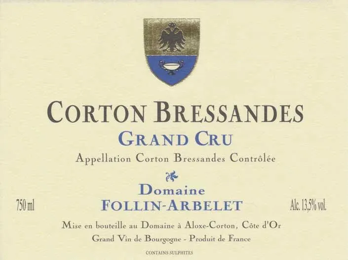Corton Bressandes Grand Cru Bottle