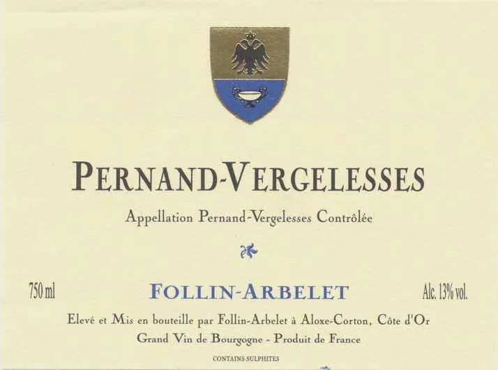 Pernand-Vergelesses Bottle