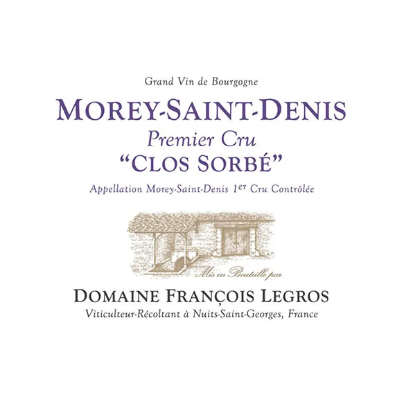 Morey-Saint-Denis Clos Sorbe Premier Cru Bottle