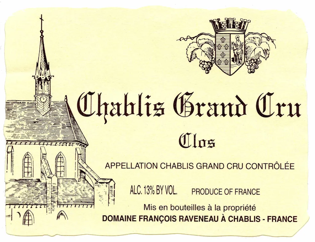 Chablis Les Clos Grand Cru Bottle