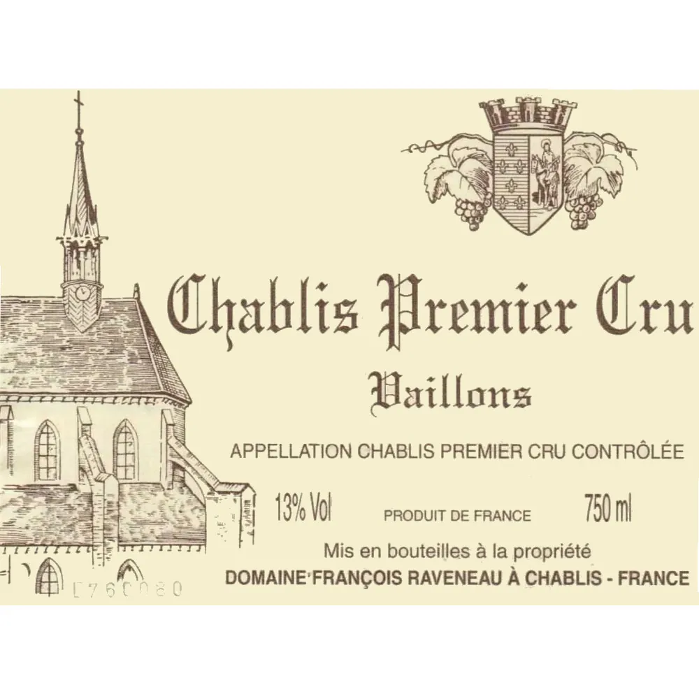 Chablis Vaillons Premier Cru Bottle