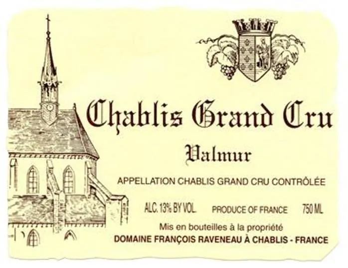 Chablis Valmur Grand Cru Bottle