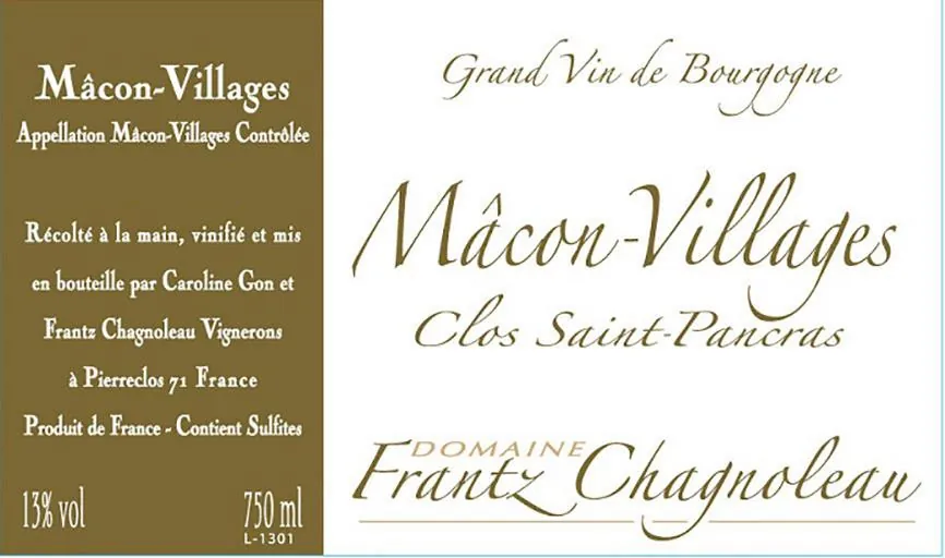 Macon-Villages Clos St Pancras Bottle