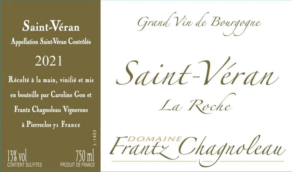 Saint-Veran La Roche Bottle