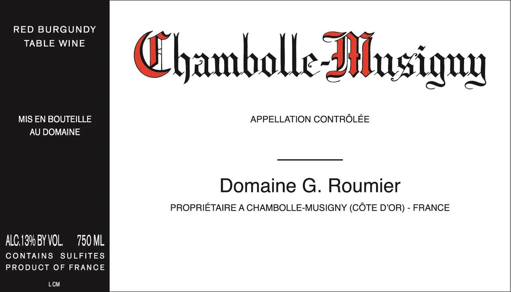 Chambolle-Musigny Bottle