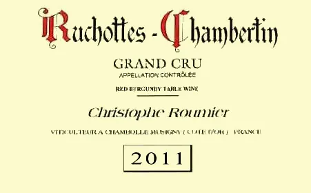 Ruchottes-Chambertin Grand Cru Bottle