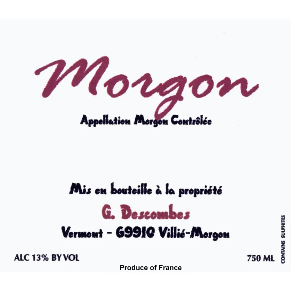Morgon Bottle