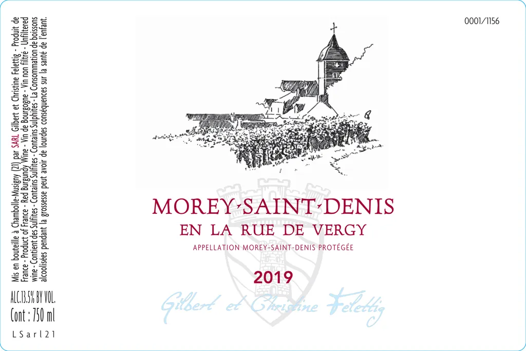 Morey-St-Denis En La Rue de Vergy Bottle
