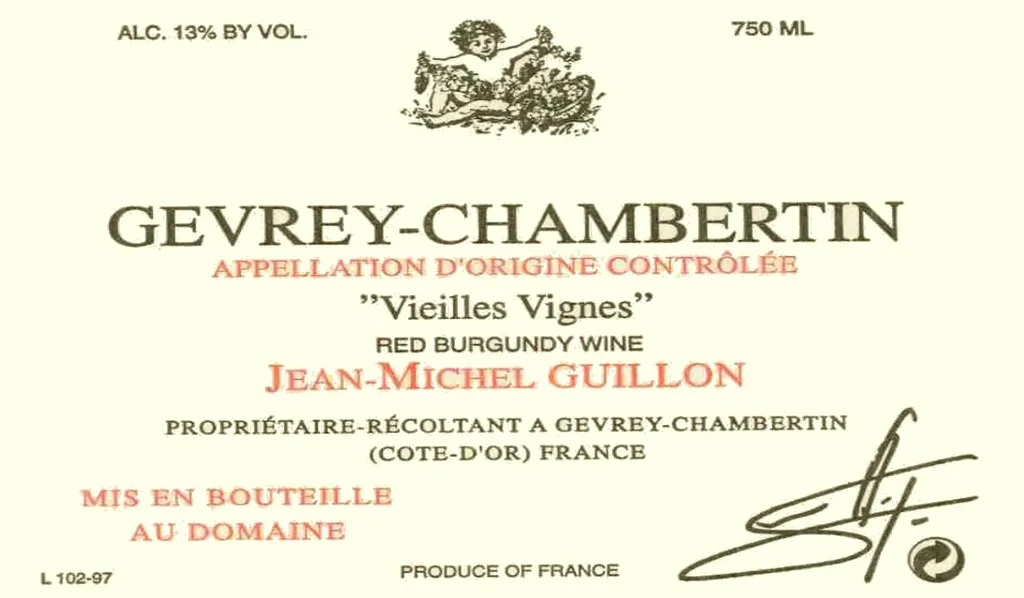 Gevrey-Chambertin Vieille Vignes Bottle