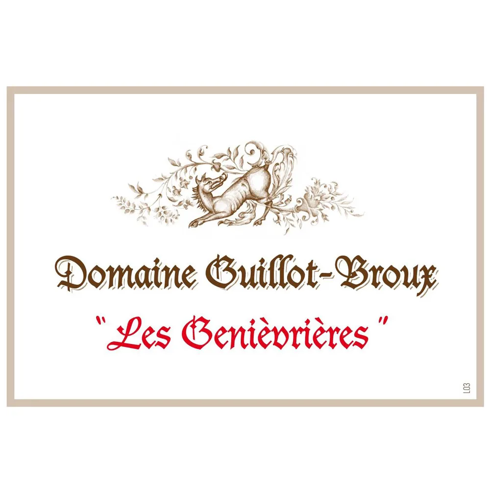 Bourgogne Les Genievrieres Rouge Bottle