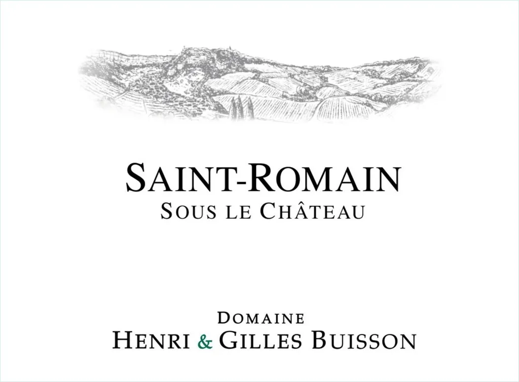 Saint-Romain Sous le Chateau Blanc Bottle