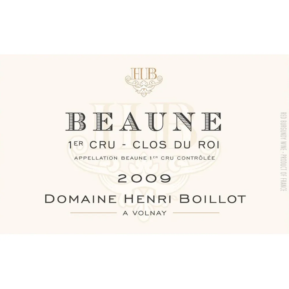 Beaune Premier Cru Clos Du Roi Bottle