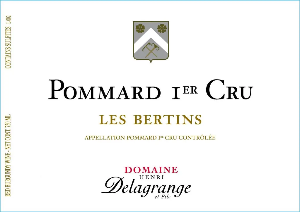 Pommard Les Bertins Premier Cru Bottle