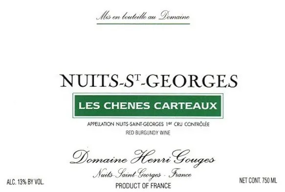 Nuits-St-Georges Les Chenes Carteaux Premier Cru Bottle