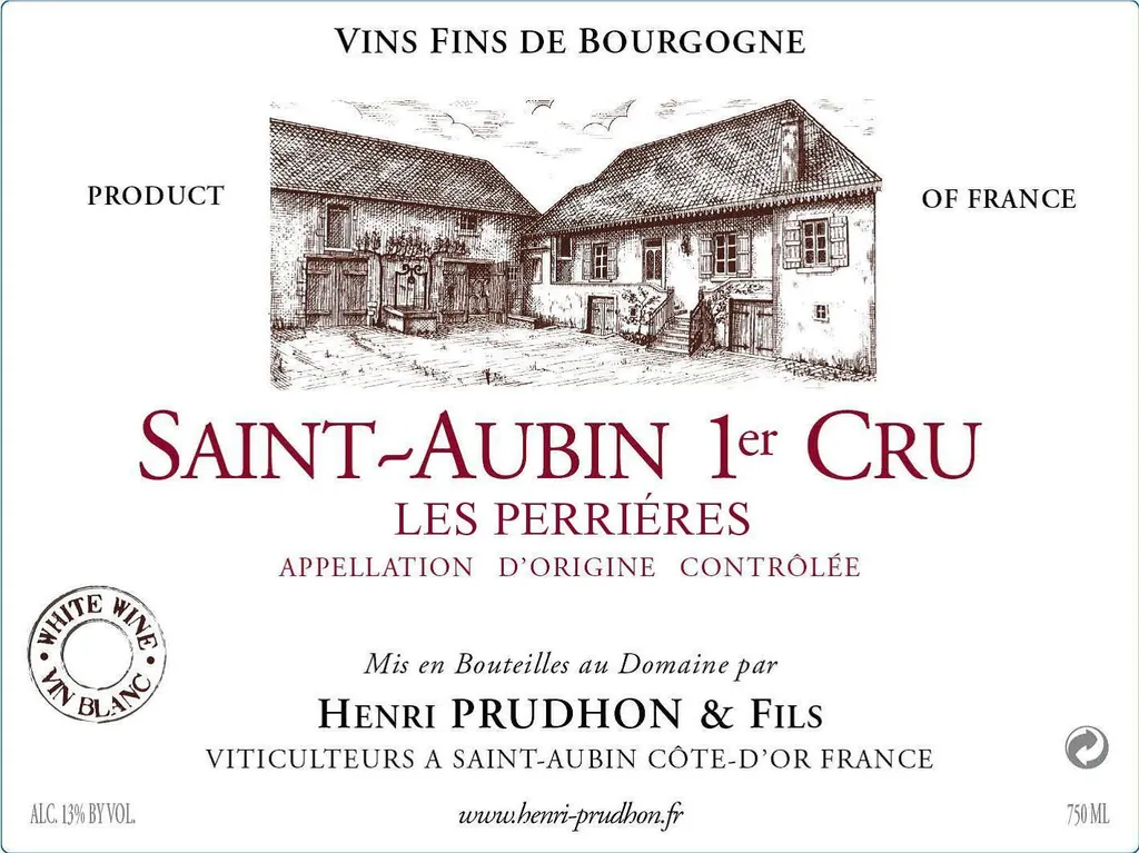 St-Aubin Les Perrieres Premier Cru Bottle
