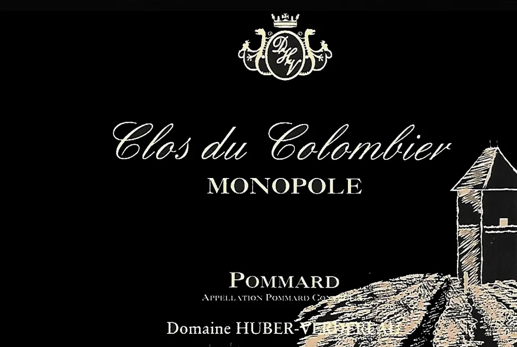 Pommard Clos du Colombier Premier Cru Monopole Bottle