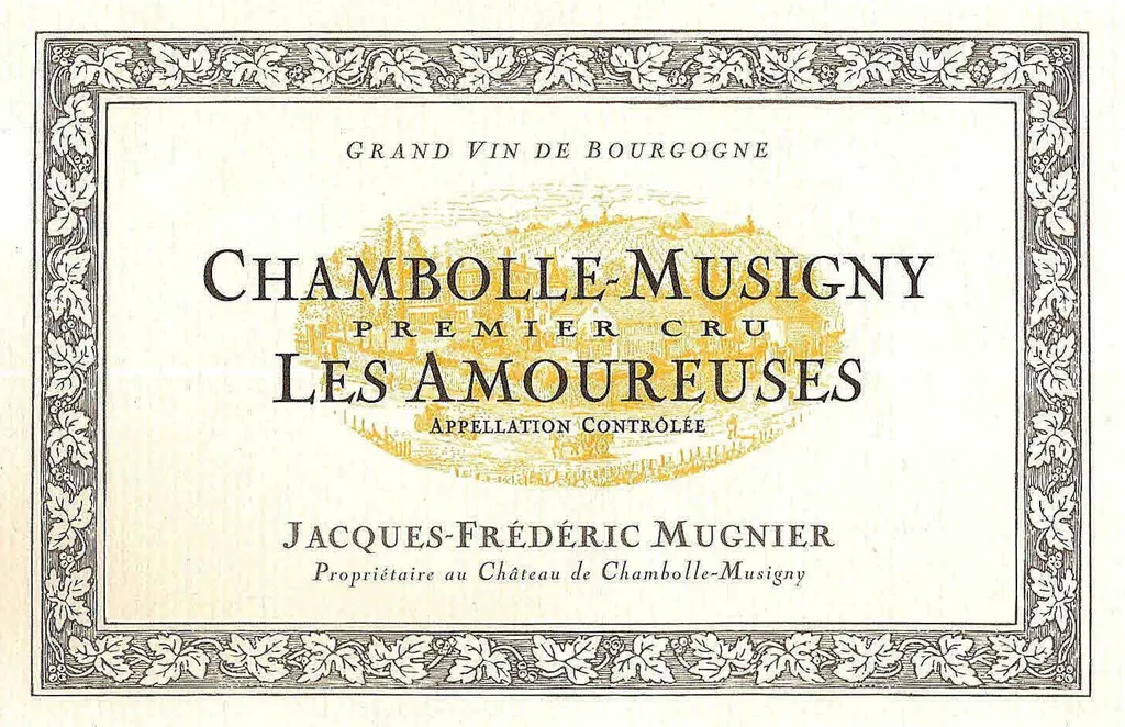 Chambolle-Musigny Les Amoureuses Premier Cru Bottle