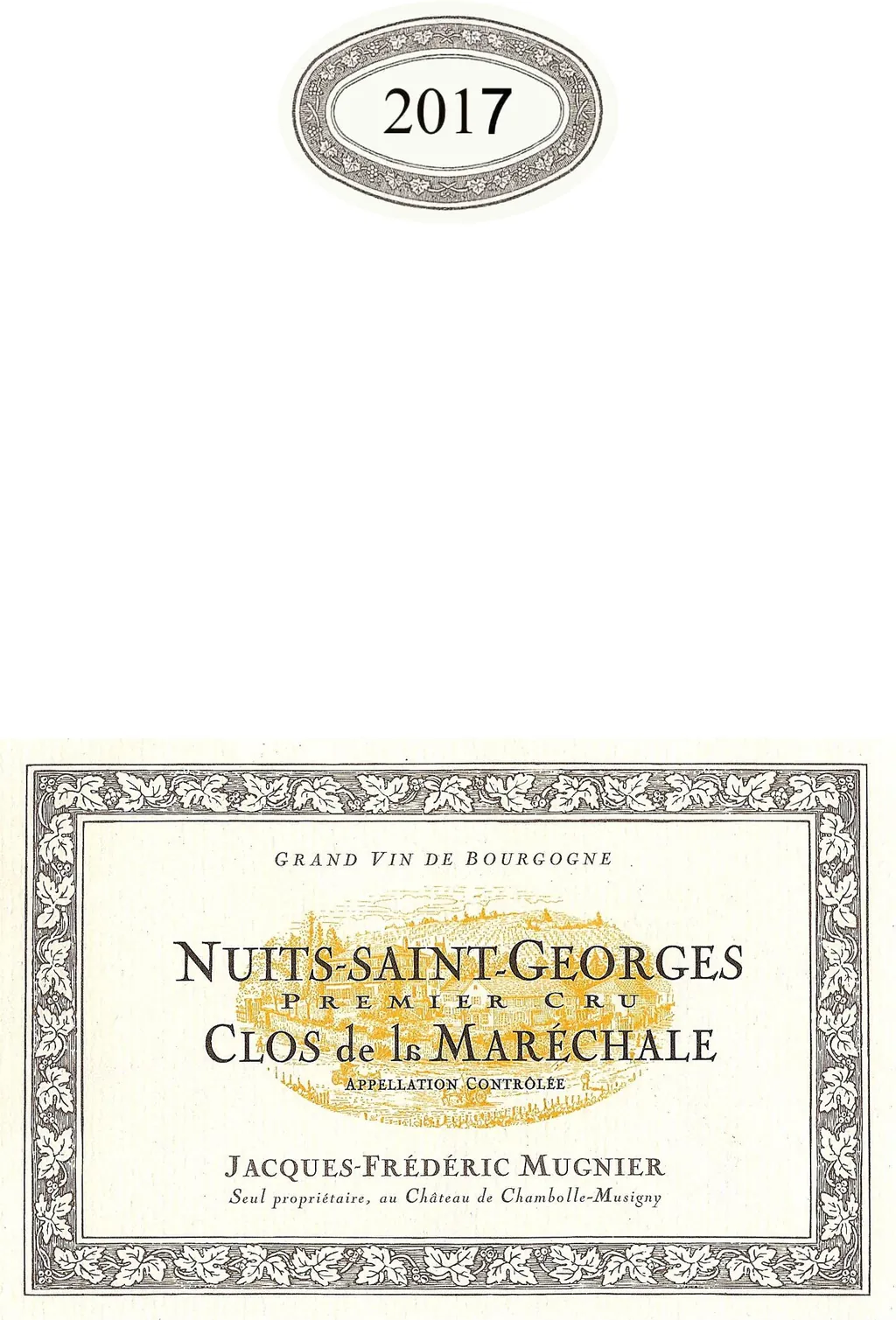 Nuits-St-Georges Clos de la Marechale Premier Cru Blanc Bottle