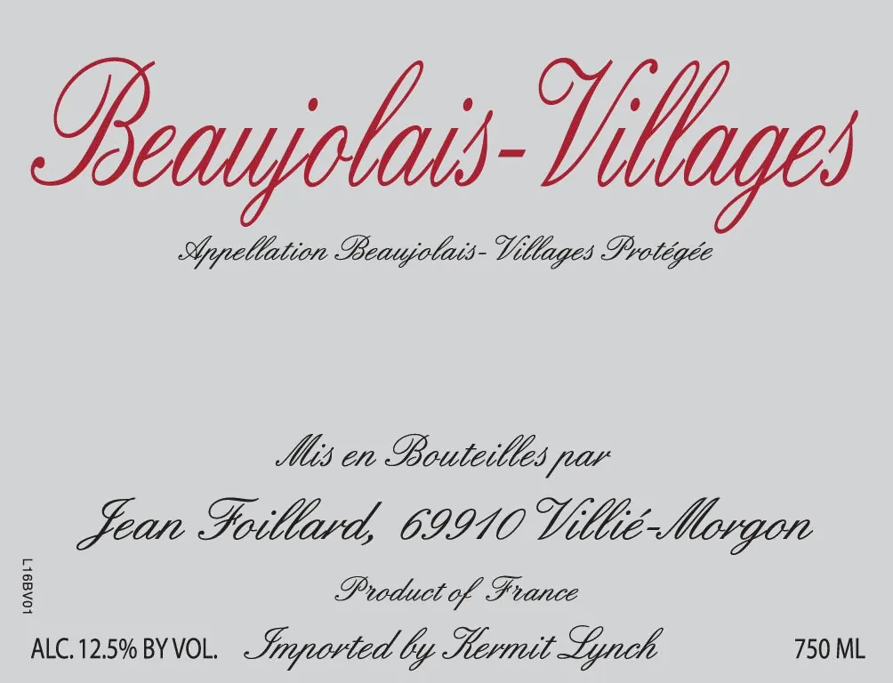 Beaujolais-Villages Bottle