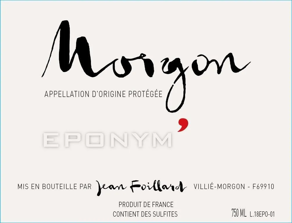 Morgon Eponym Bottle