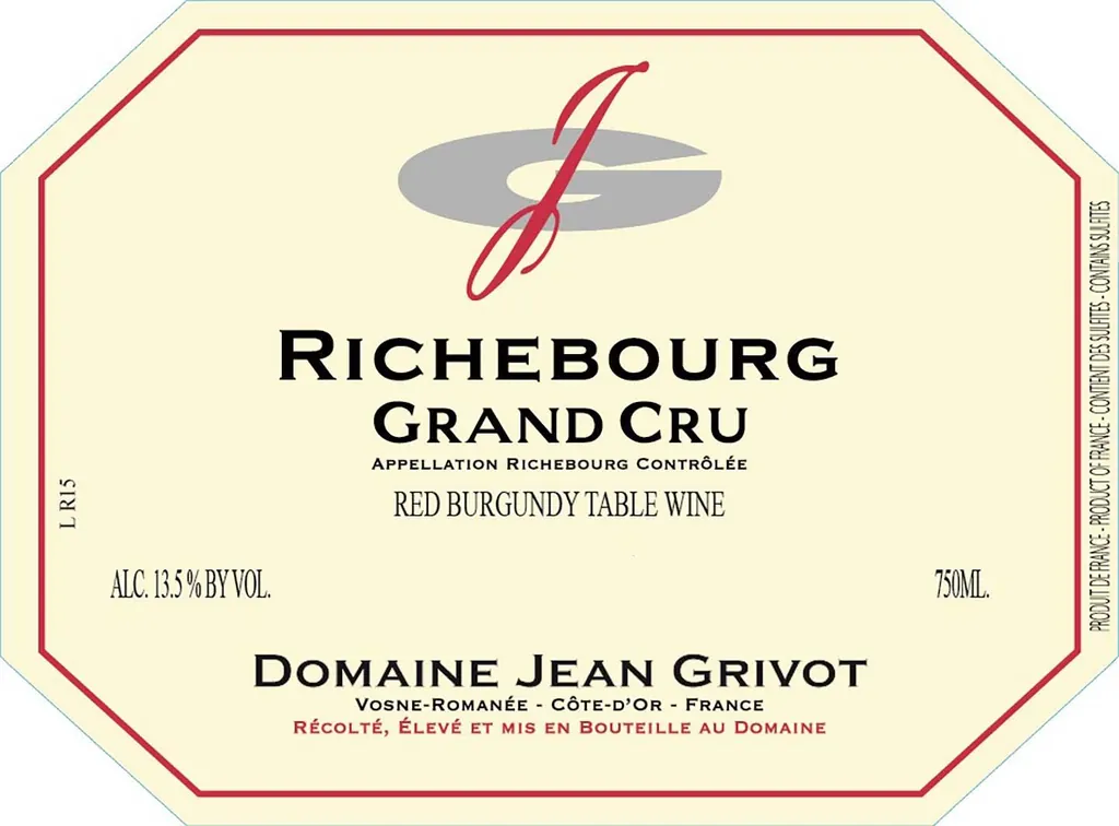 Richebourg Grand Cru Bottle