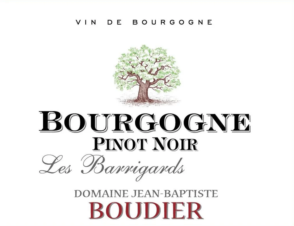 Bourgogne Les Barrigards Rouge Bottle