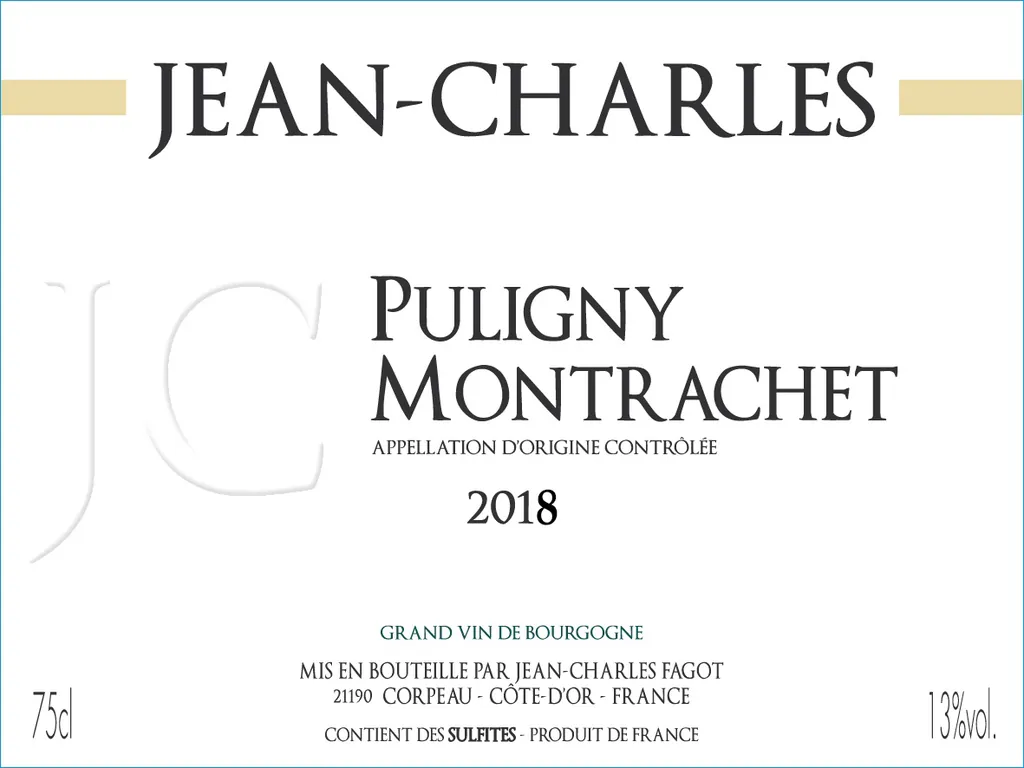 Puligny-Montrachet Bottle