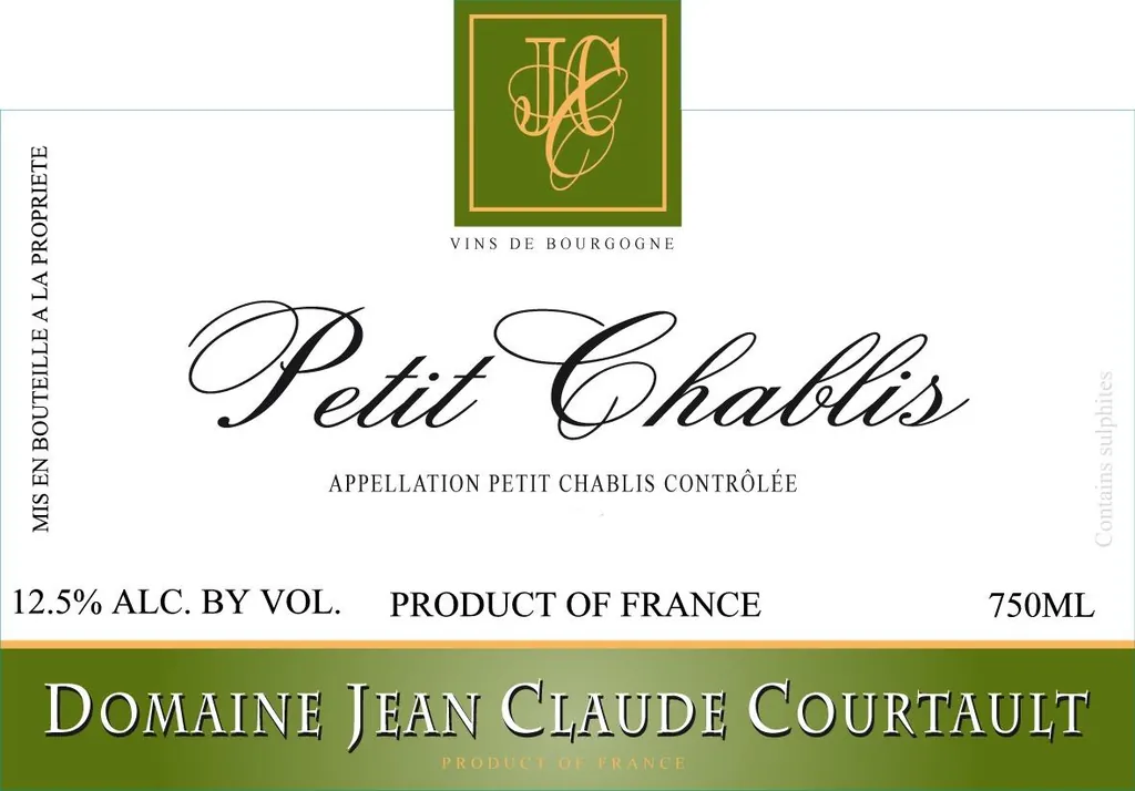 Petit Chablis Bottle