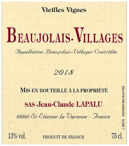 Beaujolais Villages Vieilles Vignes Bottle