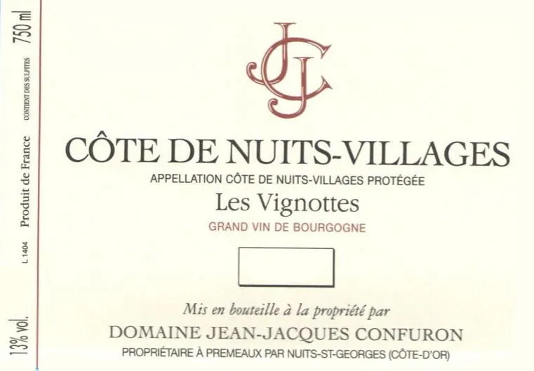 Cote de Nuits-Villages Les Vignottes Bottle