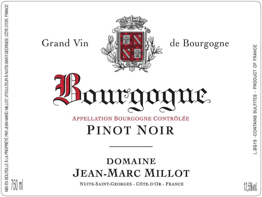Bourgogne Rouge Bottle